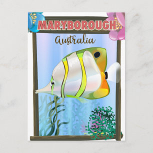 Maryborough Australia Tropenposter Postkarte