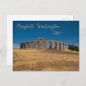 Maryhill Washington Stonehenge War Memorial Postkarte (Vorne/Hinten)