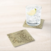 Maryland 5 rechteckiger pappuntersetzer (Vor Ort)