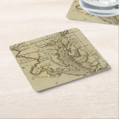 Maryland 5 rechteckiger pappuntersetzer (angewinkelt)