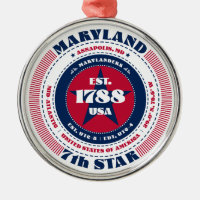 Maryland 7. Staat Weihnachtsschmuck