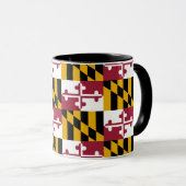 Maryland Abstrakt Pattern Tasse (VorderseiteRechts)