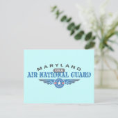 Maryland Air National Guard Postkarte (Stehend Vorderseite)