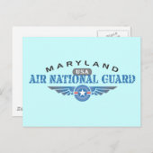 Maryland Air National Guard Postkarte (Vorne/Hinten)
