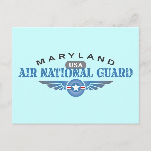 Maryland Air National Guard Postkarte (Vorderseite)