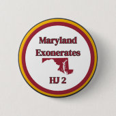 Maryland Alleged Witch Exontage Button (Vorderseite)