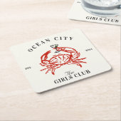 Maryland Bachelorette Rechteckiger Pappuntersetzer (angewinkelt)