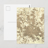 Maryland Baltimore Vintag Map Postkarte (Vorne/Hinten)