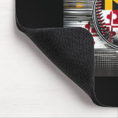 Maryland Baseball Player Design mit State Flag Ar Mousepad (Ecke)