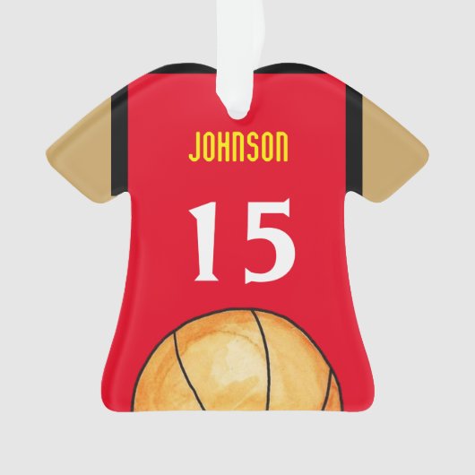 Maryland Basketball Jersey Ornament (Vorderseite)