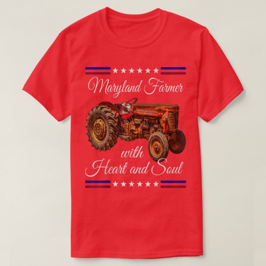 Maryland Bauer Retro T-Shirt (Design vorne)