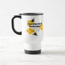 Maryland Beekeepers Association Travel Mug