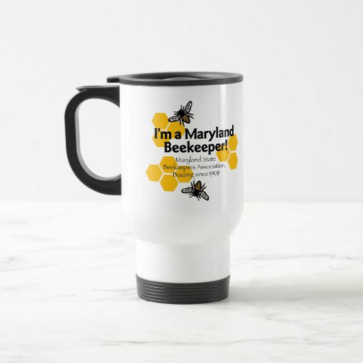 Maryland Beekeepers Association Travel Mug Reisebecher (Links)