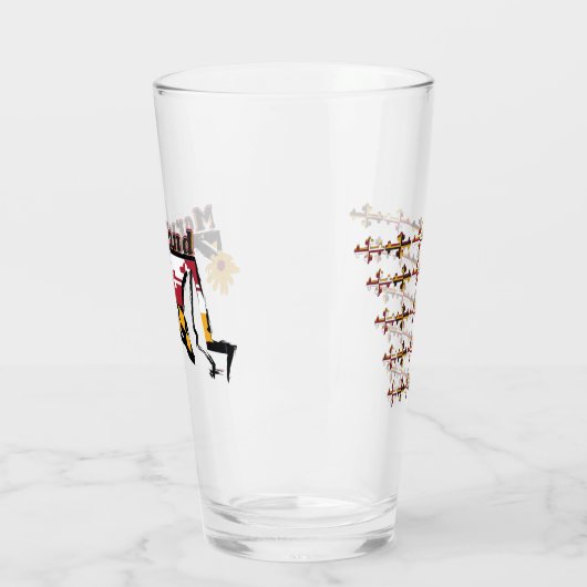 Maryland-Bier-Glas Glas (Links)