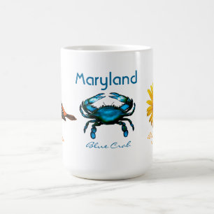 Maryland, blaue Krabbe Kaffeetasse