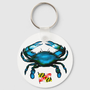Maryland-Blaue Krabbe Schlüsselanhänger
