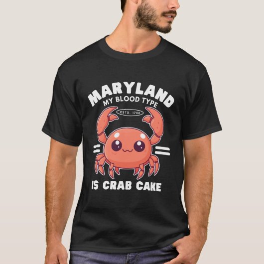 Maryland blood type T-Shirt (Vorderseite)