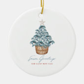 Maryland Blue Crab Christmas Tree Keramik Ornament (Vorne)