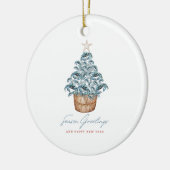 Maryland Blue Crab Christmas Tree Keramik Ornament (Links)