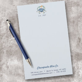 Maryland Blue Crab Custom Business Stationery Briefpapier