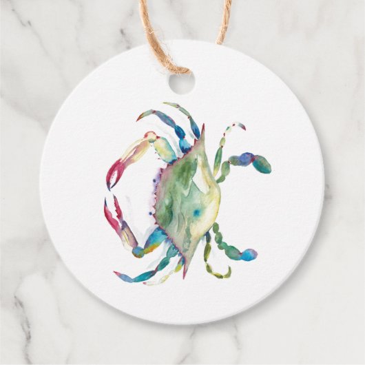 Maryland Blue Crab Gefäldemarken Geschenkanhänger (Vorderseite)