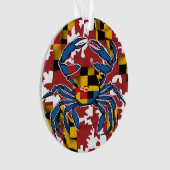 Maryland Blue Crab Ornament (Vorderseite)