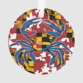 Maryland Blue Crab Ornament (Rückseite)