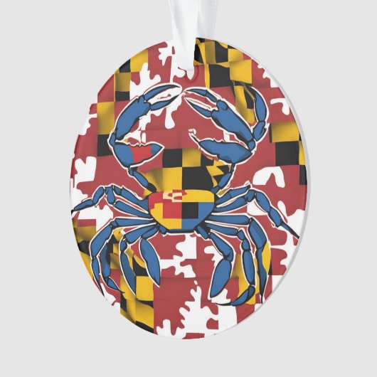 Maryland Blue Crab Ornament (Vorderseite)