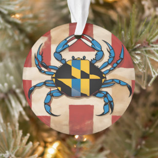 Maryland Blue Crab Ornament