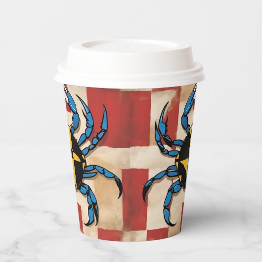 Maryland Blue Crab Pappbecher (Links)