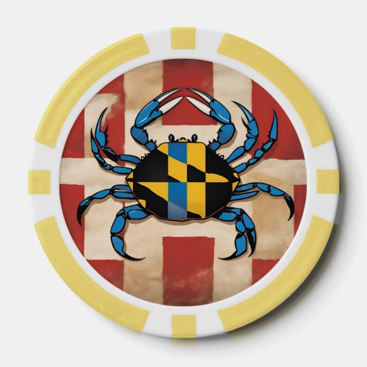 Maryland Blue Crab Pokerchips (Vorderseite)