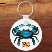 Maryland-Blue Crab Schlüsselanhänger (Vorderseite)