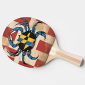 Maryland Blue Crab Tischtennis Schläger (Seitenansicht)