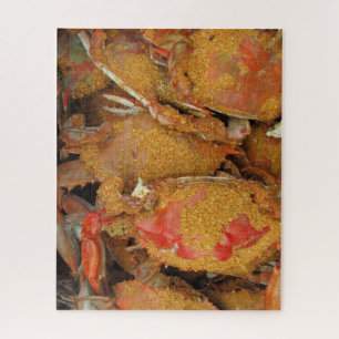 Maryland Blue Crabs Steamed Spiced Puzzle