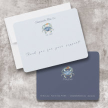 Maryland Business Custom Crab Danke Karte