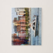 Maryland - Cabin Cruiser von Baltimore Skyline Puzzle (Vertikal)