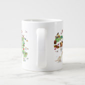 Maryland Cartoon Map Jumbo-Tasse (Rückseite)