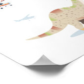 Maryland Cartoon Map Poster (Ecke)