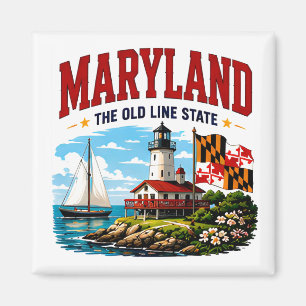 Maryland Chesapeake Bay Abenteuer Magnet