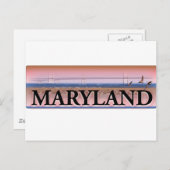 Maryland Chesapeake Bay Scene Postkarte (Vorne/Hinten)