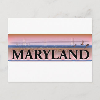 Maryland Chesapeake Bay Scene Postkarte