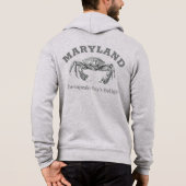 MARYLAND CHESAPEAKE BAY'S DELIGHT CRAB ZIP UP HOODIE (Rückseite)