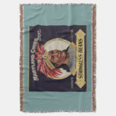 Maryland Chief Stringless Beans Label der 1930er J Decke (Vorderseite Vertikal)