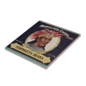 Maryland Chief Stringless Beans Label der 1930er J Fliese (Seite)