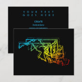 Maryland Chill Blur Einladung (Vorne/Hinten)