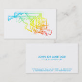 Maryland Chill-Blur Visitenkarte (Vorne/Hinten)