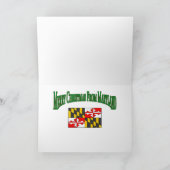 Maryland Christmas Crab Feiertagskarte (Innenseite)