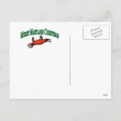 Maryland Christmas Crab Feiertagspostkarte (Rückseite)