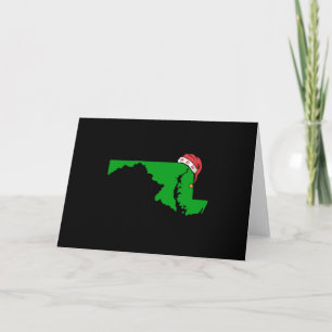 Maryland Christmas Niedlich Weihnachtsgeschenk Grü Karte