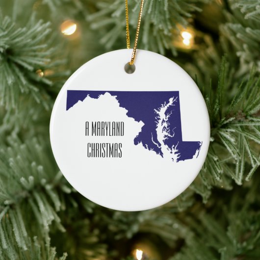 Maryland Christmas Ornament Personalisiert (Baum)